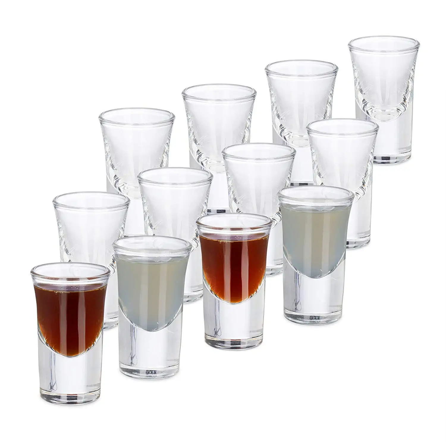 heavy drinking short cup thick bottom shot glass mini wine barware 1oz tequila glasses