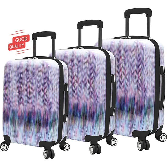 Lightweight Hardside Suitcase Carry on Case Resistant Hard Luggage Set with 8-Rolling Spinner Wheels
