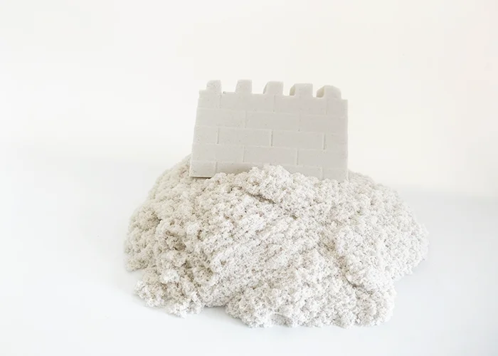 Magic sand 1kg White color Winter molding sand play sand suppliers bulk wholesale
