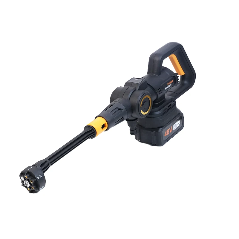 Portable 1400 Watts Motor High-Pressure Car Washer Pump 120 Bars 6.5L/Min Flow Rate Includes 5m Outlet Hose 11 Accessories Home