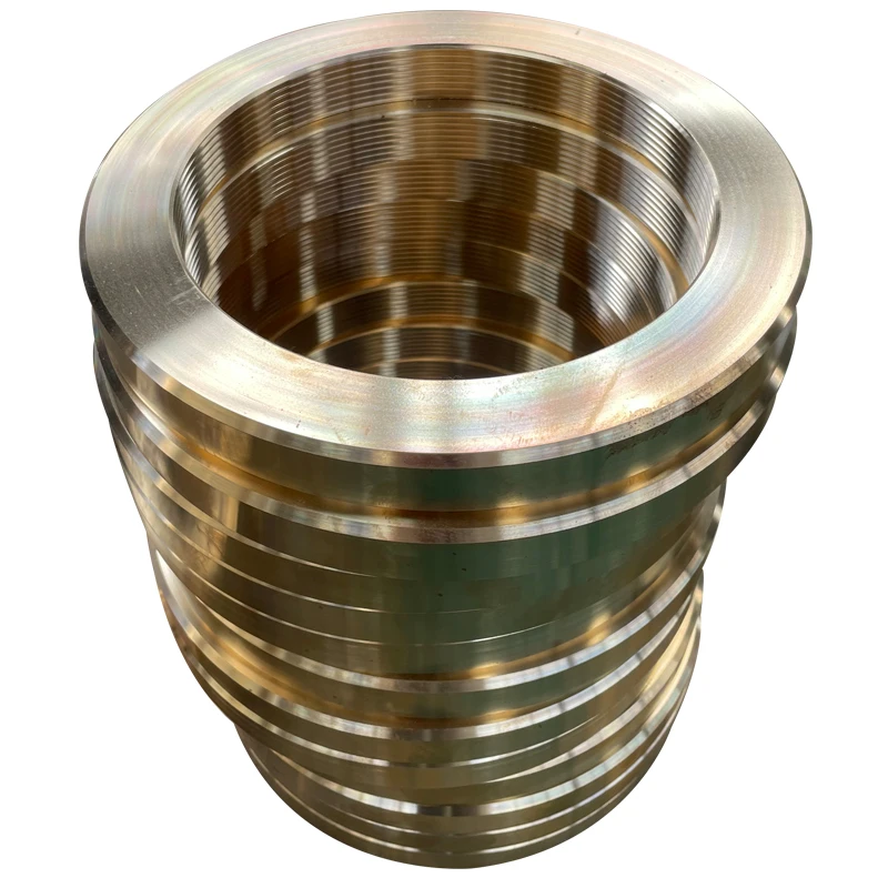 Haishan Inexpensive Bush Factory Custom Graphite Copper Bushing For Mechanical Equipment Parts Copper Bearing