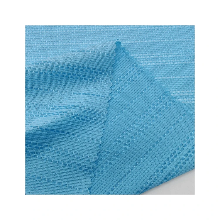 Stretch 125gsm Jacquard Knitted Polyester Spandex Jacquard Knit Fabric for Clothing/Dress