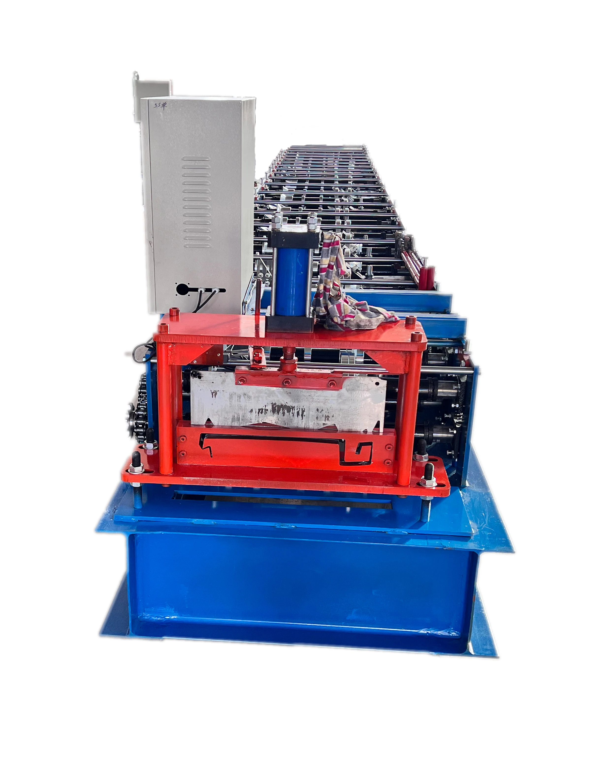 2023 best product in china rain gutter mobil zinc roof sheet roll forming machine roofing sheets rain gutter cleaning machine