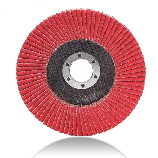 4.5inch Zirconia Flap Disc Grinding Aluminium Oxide Flat Back Cubic Zirconia Quick Change Sanding Disc