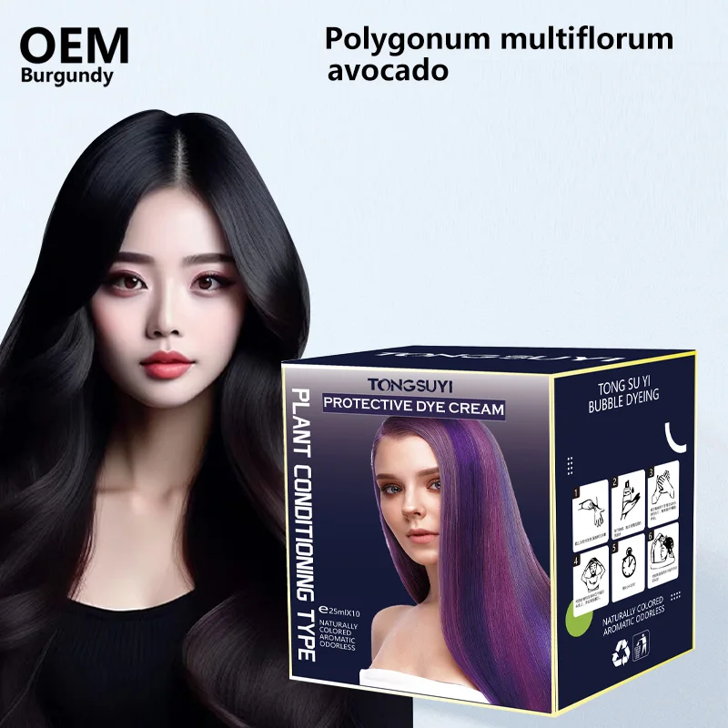 black hair dye shampoo 3 in 1  hair dye color semi- permanent natural hair dye natural black