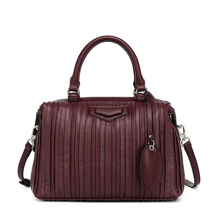 Newest Fashion Pu Leather Ladies Shoulder Bags Women Vertical Zipper Handbags Custom Logo Customized Design