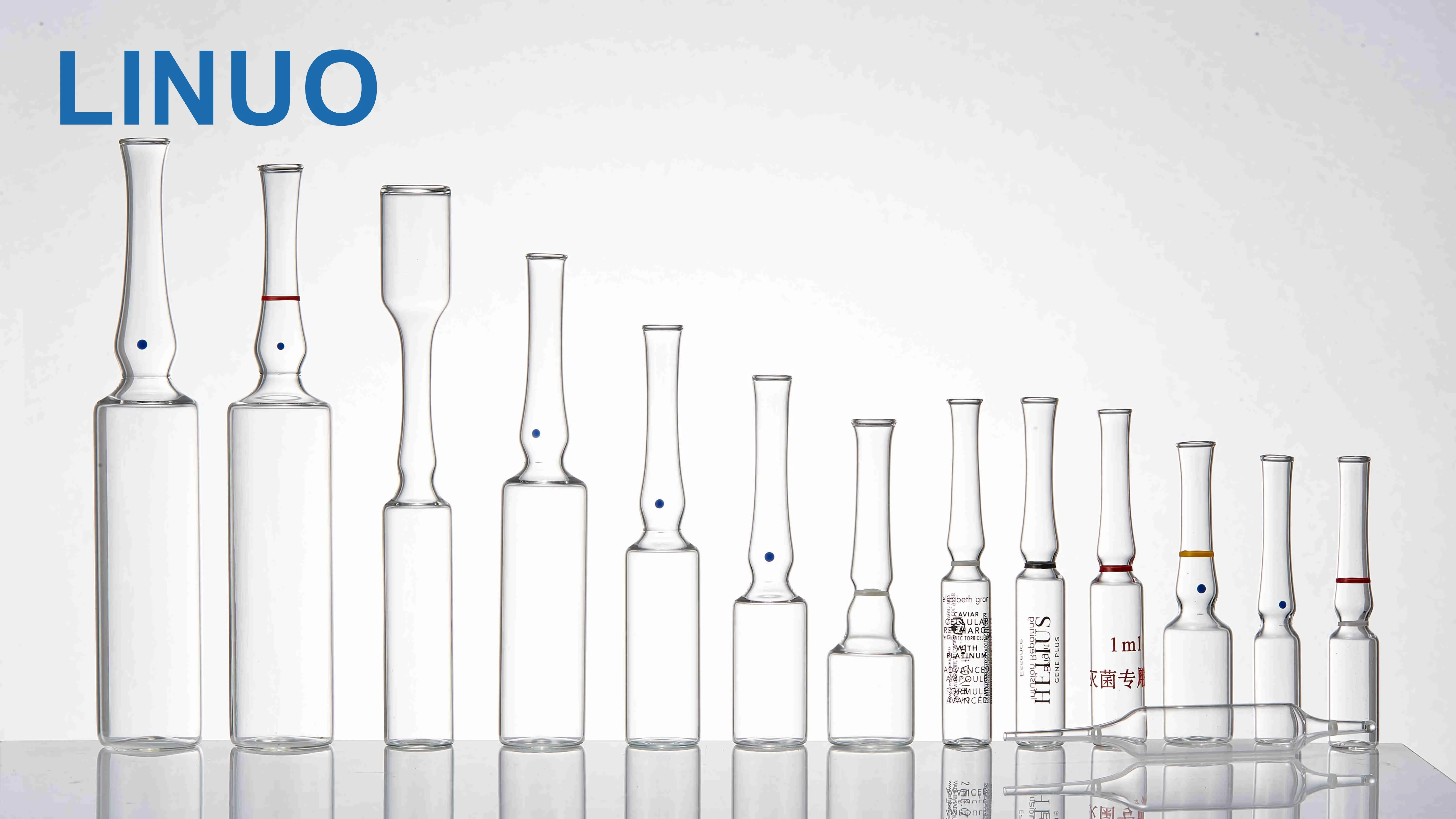 Iso Standard Wholesale Clear or Amber Borosilicate Glass Ampoule Bottles