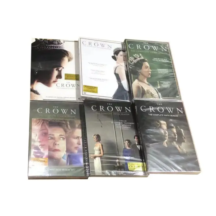 Корона сезон 1-6 бокс-сет 24 диска оптовая продажа сериалы Shopify eBay лидер продаж DVD-фильмы совершенно новые бесплатная доставка