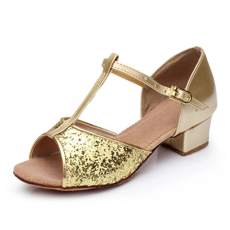 3 см для девочек на низком каблуке Обувь для бальных латиноамериканских танцев, обувь для танцев с 5 атласа по индивидуальному заказу розового цвета в китайском стиле детское платье для латинских танцев для девочек, обувь