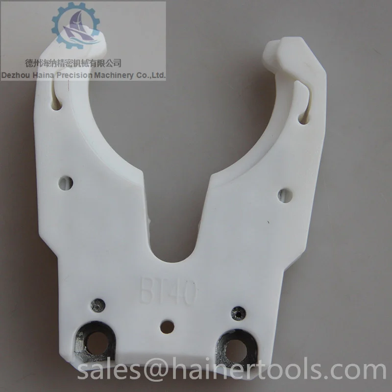 Black or white plastic  Iso25 Tool Forks, Cnc Tool Holder Clamps, Cnc Tool Holder Forks for Atc Machines