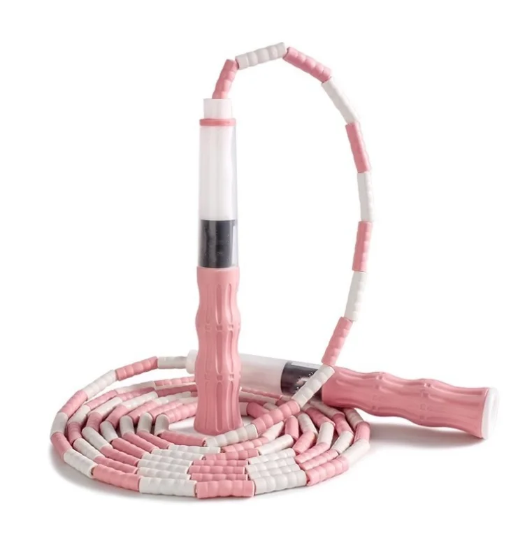 Smart Digital Counter PVC Jump Rope for Kids 3M Bamboo Skipping Rope with Custom Logo Heavy Plastic Jump Rope