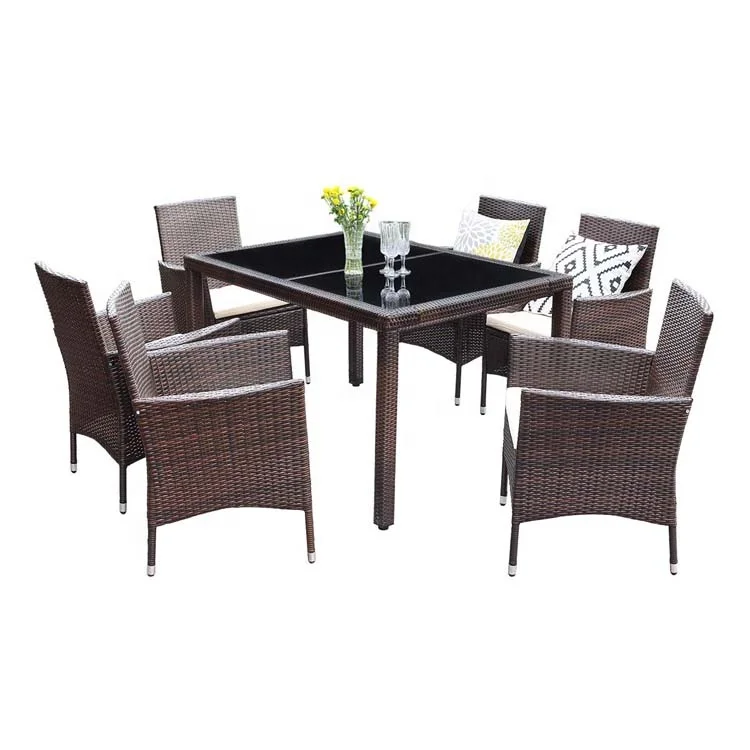 Dining Garden Set Chairs for Sale Used Rattan Wicker Table Restaurant Chair And Tables