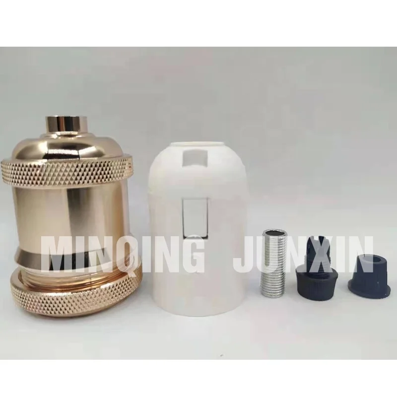 Hot Sell Bakelite thread light bulb socket vintage CE VED UL E14 E26 E27 E40 black white plastic lamp holder