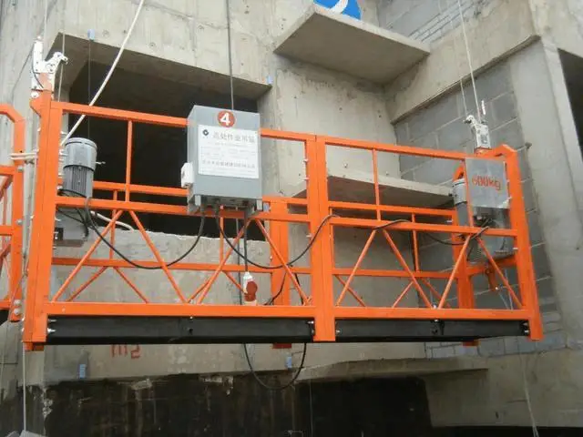 300kg load small suspended platform building exterior painting hotel glass windows cleaning cradle gondolas