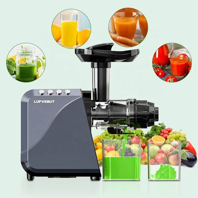 Hot Selling High Yield Slow Juicer Machine Low Noise Cold Press Juicer Extractor For Fruit and Vegetable