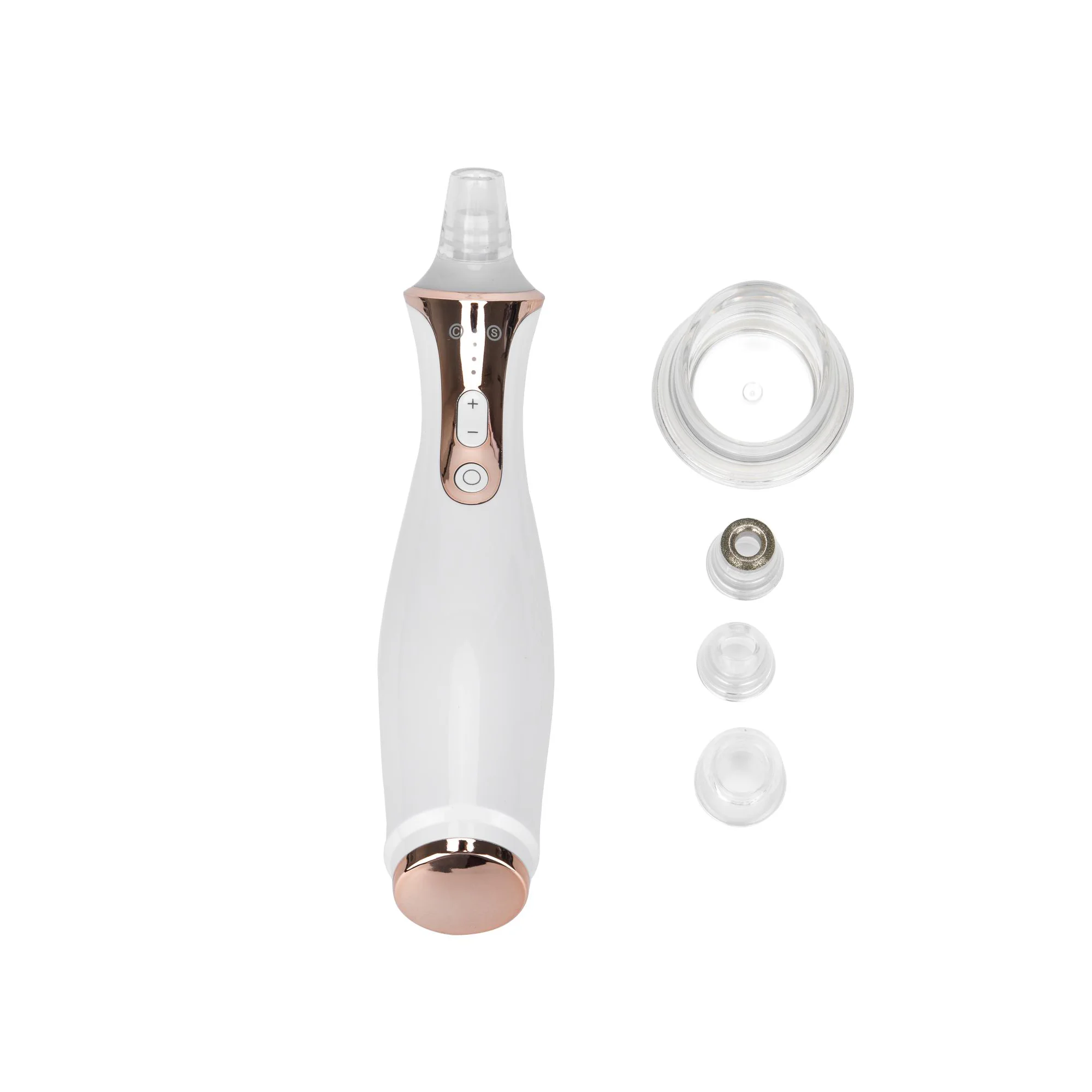 OEM  Brand Logo Blue Red Light Pore Cleaner Acne Removal Vacuum Blackhead Remover