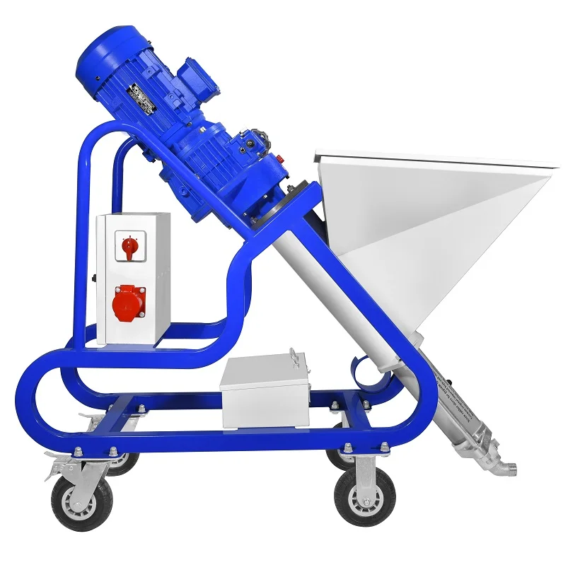 S1050 Hot Sale Automatic Electric Cement Spray Machine Light Weight White Wall Motar Spray