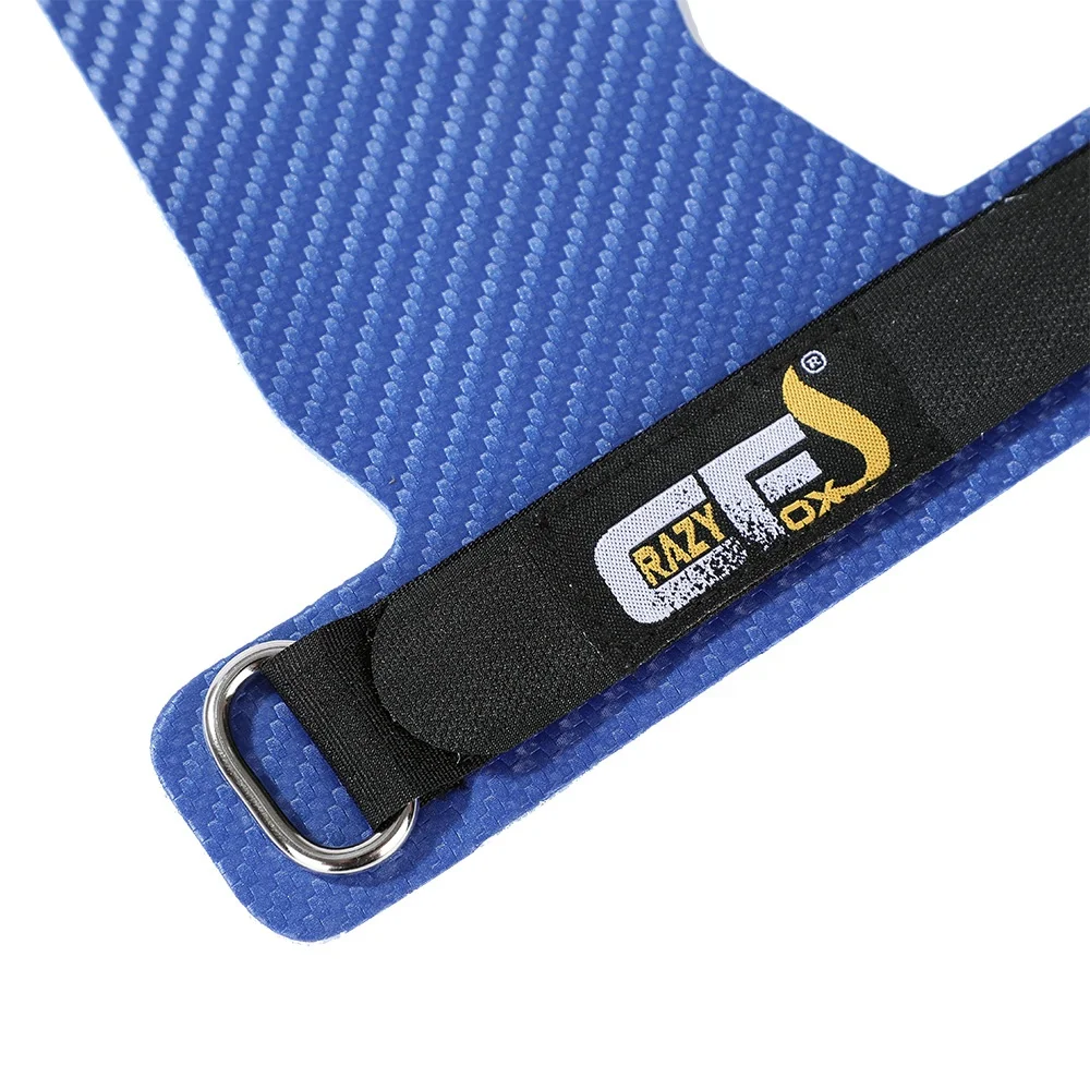 Carbon gymnastic hand grips palm protection weight lifting leather gloves for fitness bodybuilding