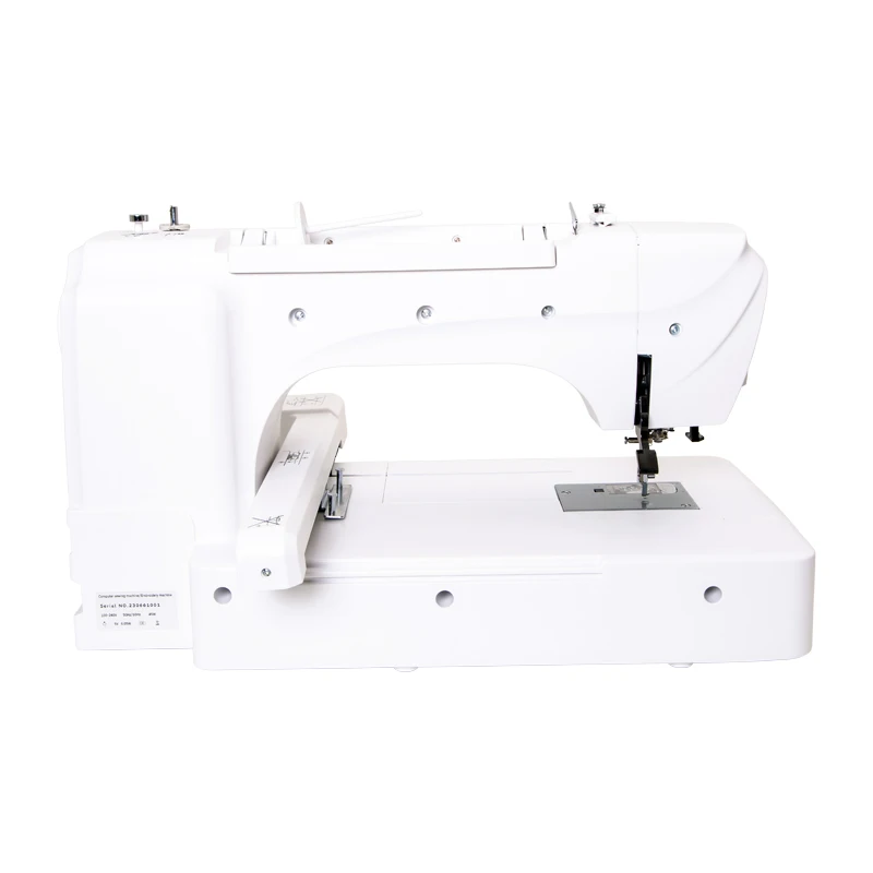 ES6 Home Commercial Computerized Embroidery Machine 7 LCD Touch Screen USB Support Custom Pattern Chain Stitch Formation New
