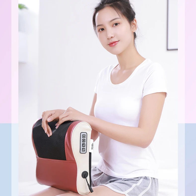 Electric Car Head Shoulder Back Body Neck Kneading Shiatsu pillow massager Car Home Cervical Shiatsu Massager