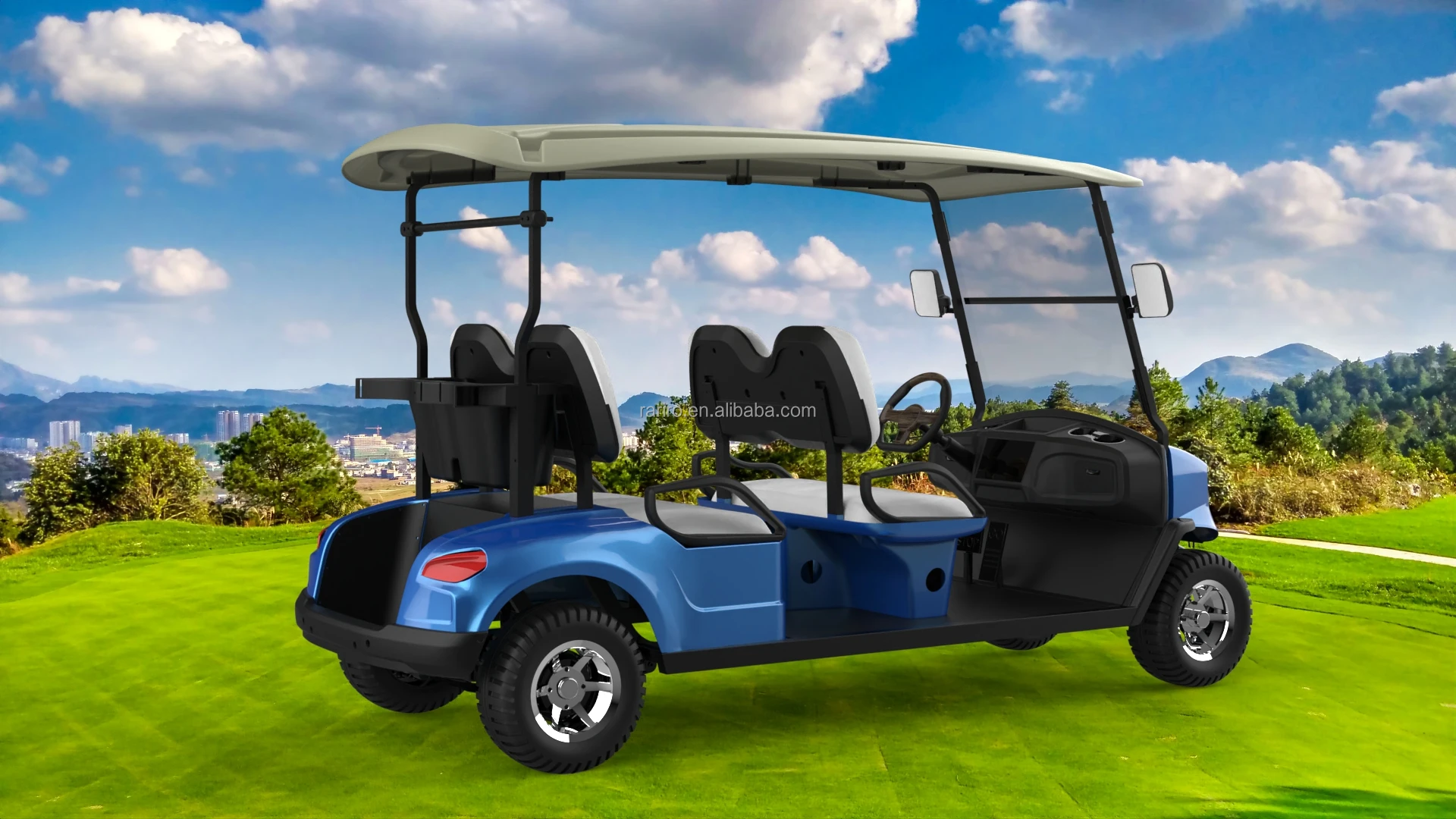 cheap chinese 4 seaters electric golf cart new club cars