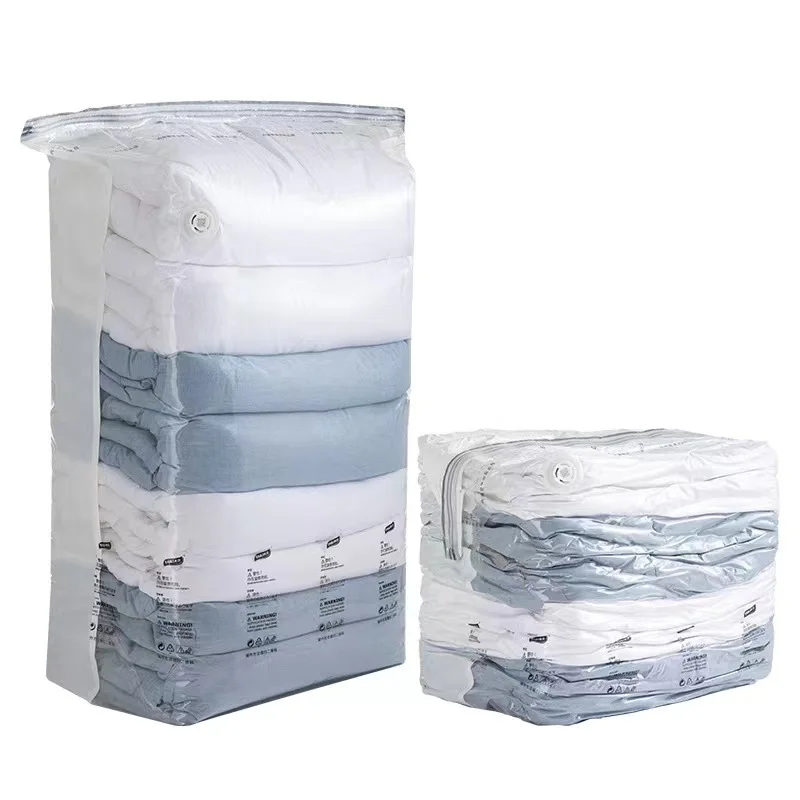 Travel Space Saver Compressed Vacuum Storage Bags Foldable Square Modern Clothing Storage For Vacuum Compressed Bag