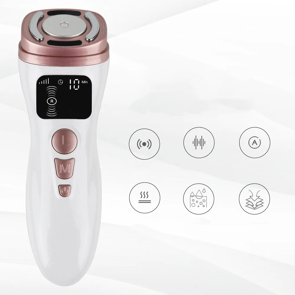 portable face lift neck skin tightening beauty massage device home use anti wrinkle ems rf rejuvenator mini facial machine