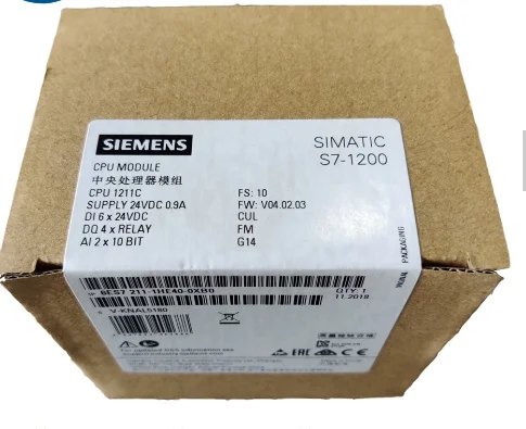 Hytech Новый и оригинальный 6ES7211-1HE40-0XB0 SIMATIC S7-1200 процессор 6ES72111HE400XB0 логический контроллер для