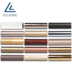 Customized Home Decoration Double Single Curtain Pole Adjustable Curtain Rod Set curtain poles tracks  accessories