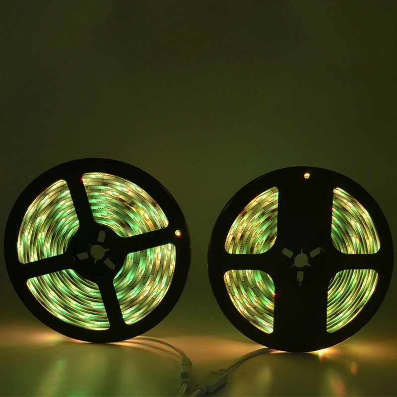 High Quality 12V SMD 5050 RGB APP and Remote Control 5M 10M Landscape Waterproof Smart Luces LED Tape Strip Light