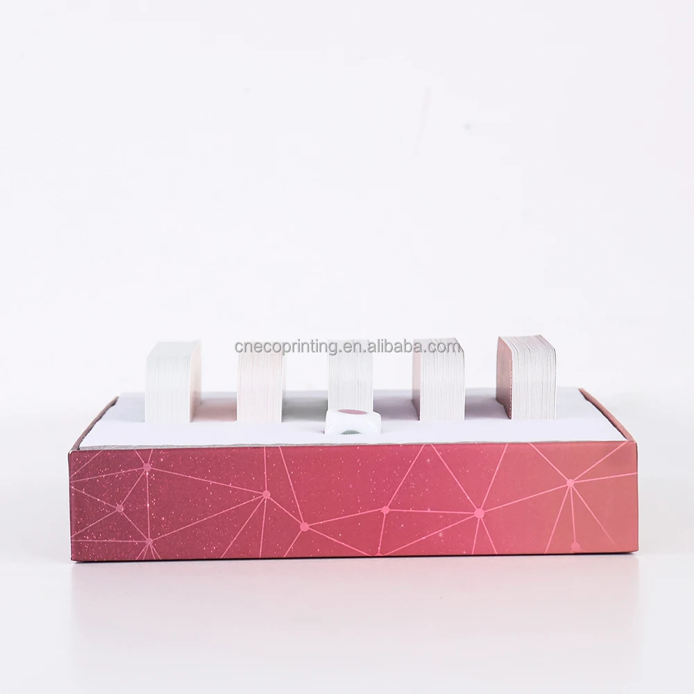 Custom Printing Different Funny Interesting Topic Question Cards Game for couple first date family and adults