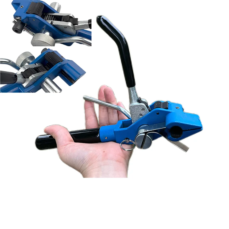 Stainless Steel Strapping Pliers Marine Baler Strapping Shear Strapping Gun Strapping Tool Pliers Tightener Cable Tie Hand Tool