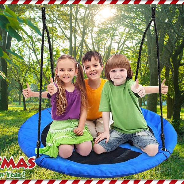 Children Outdoor Garden Metal Chain Silicone Colorful Single Swing