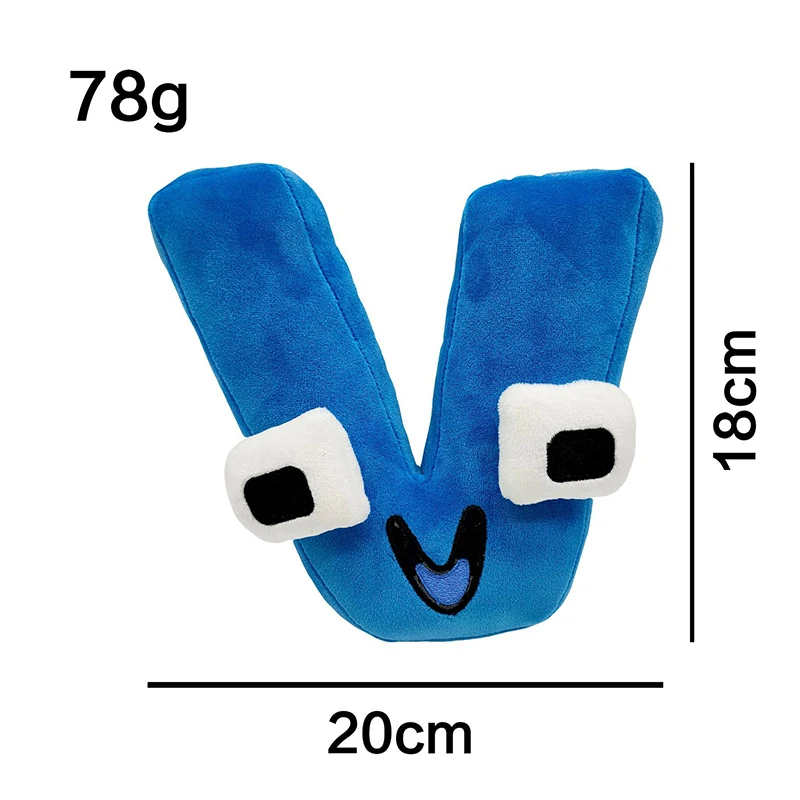New Arravel 26 Style Alphabet Plush Anime Doll Kawaii 26 English Letters Stuffed Toys Kids Plush Toy