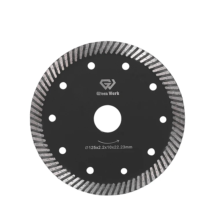 5inch 6inch 125mm 150mm Hot Press Diamond Turbo Saw Blade for Dry Cutting Granite