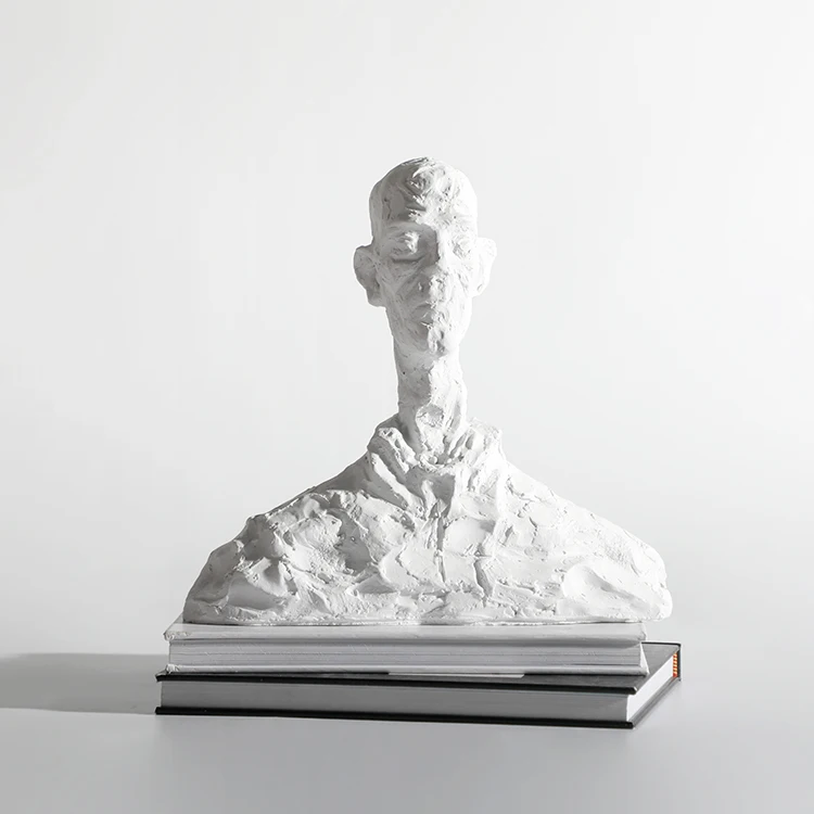 Resin male sculpture home decorative sculpture indoor object modern abstract design presents gifts