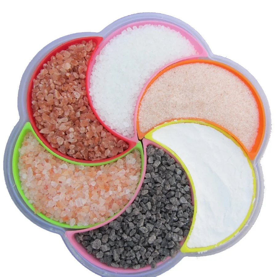 High Quality Food Grade Himalayan Pink Salt Mason Jar Unrefined Vacuum Pack Bottle Sachet Solid Bulk Bag BOX