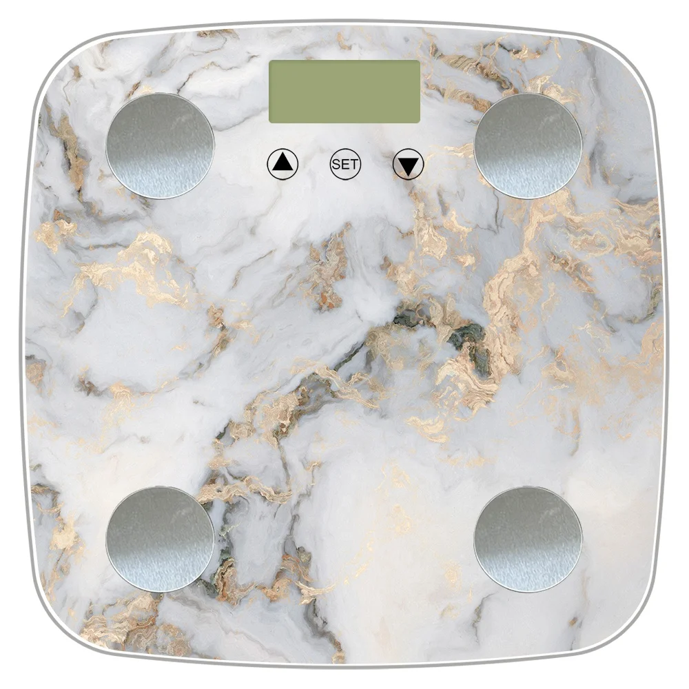 BL-3402 New design bath electronic digital bathroom smart scale ABS plastic touch bottom