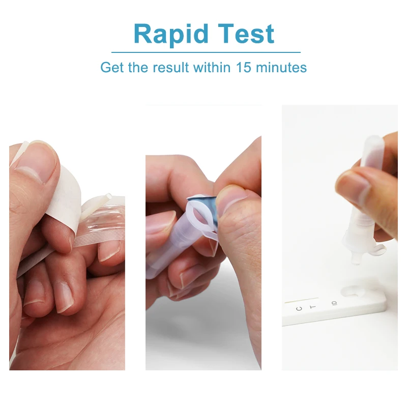 iClean Rapid Antigen Self Home Test Kit Malaria Antigen Swab Testing Nasal Gica Antigen Test Cassette