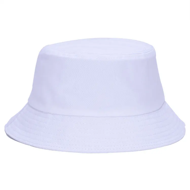 Wholesale high quality custom logo design unisex adult plain cotton bucket hat