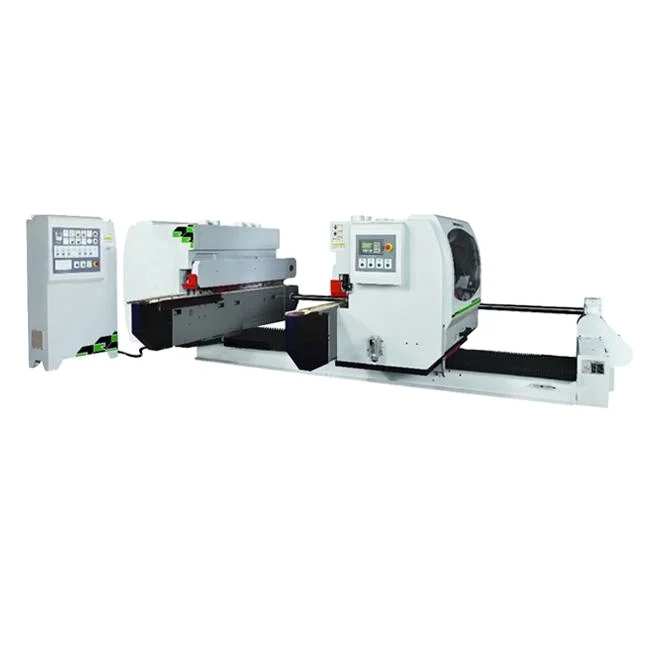  Wood floor making double end tenoner milling