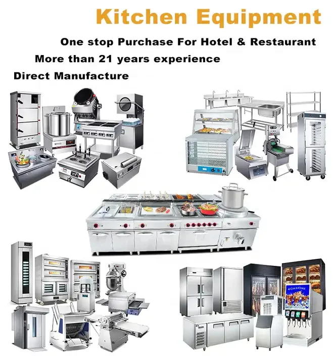 CE NSF Certified Stainless Steel Professional Commercial Kitchen Equipment Hotel Restaurant Catering Equipment Manufacturer
