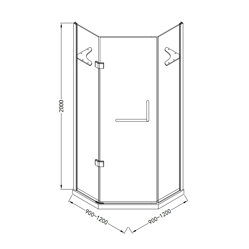 Wholesale Custom Shower Room/Shower Cabin/Glass Shower Enclosure
