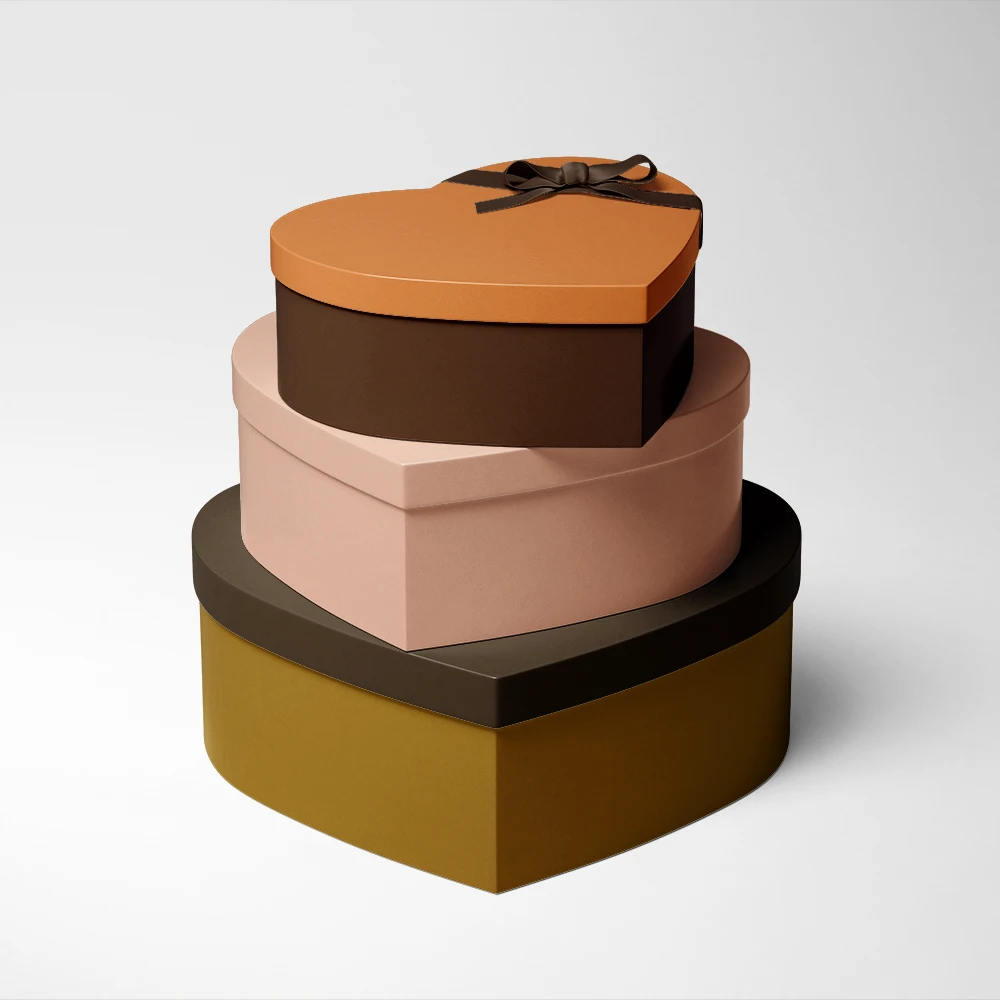 Custom Reusable Manufacture Custom Logo Accessories Big Gift Box Custom Lid And Base Box For Chocolate Candies Desserts Cakes