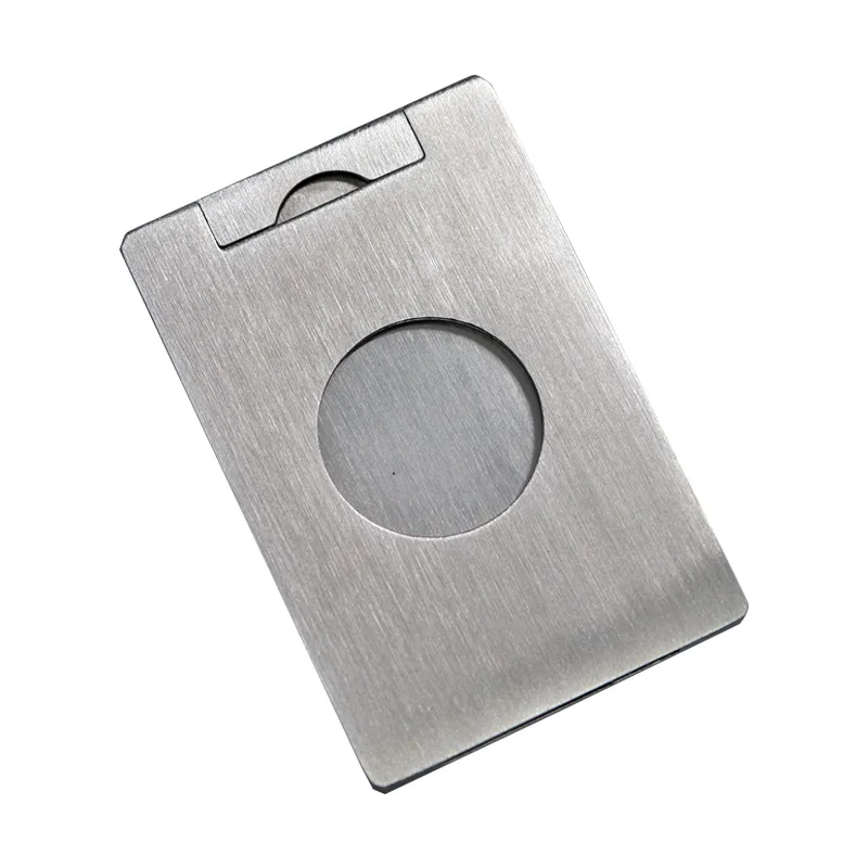 New Stainless Steel Metal Classic Cigar Cutter Guillotine Cigar Scissor Knife Square Shape Cigar Cutter