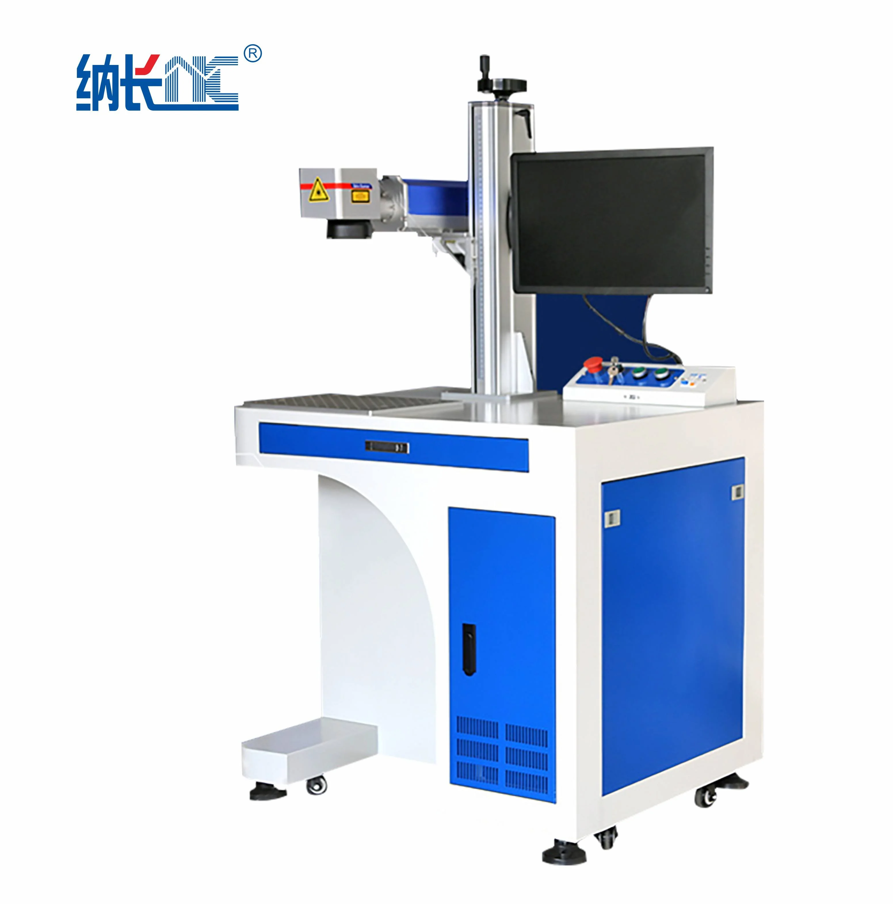 Customizable Galvo/Galvo scanner/scanning head fiber laser MAX laser source air-cooled 20-80 Khz desktop computer 0.01-1mm
