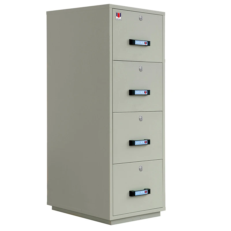 ZOYET JIS certification 2 hour fireproof file cabinet with 4 drawer