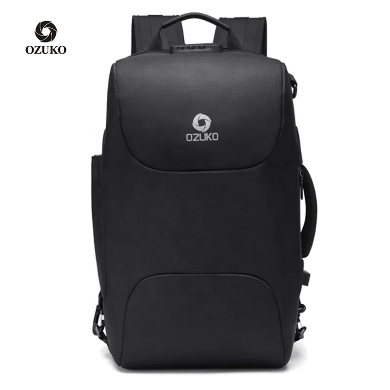  Многофункциональный водонепроницаемый рюкзак Ozuko D9225 2021 с защитой от кражи сумка для ноутбука походные школьные рюкзаки на