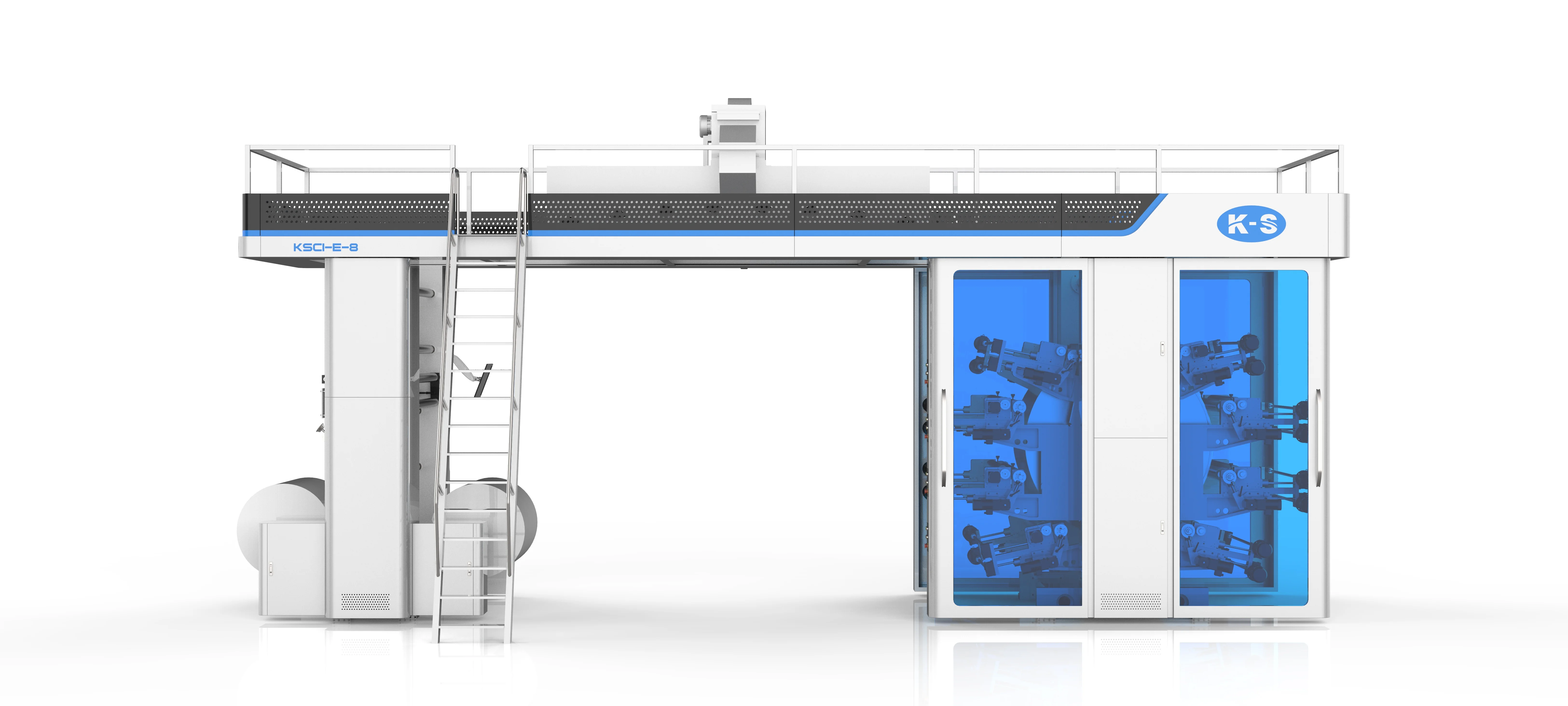 8 Color BOPP/PE/PP/Aluminum Foil Central Drum Type Flexographic/Flexo Printing Machine