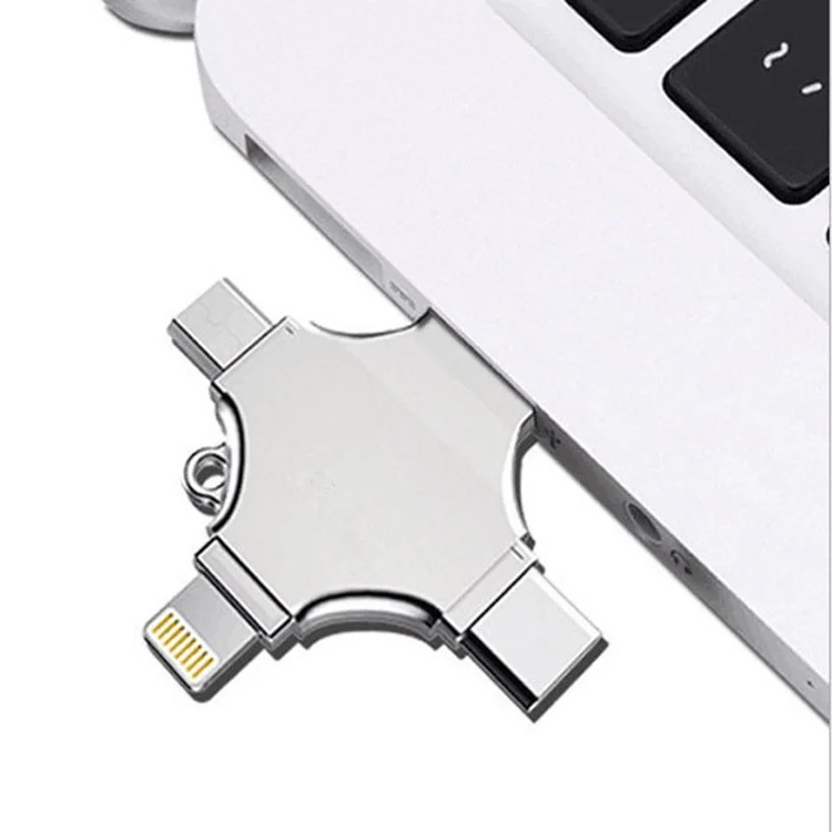  Лидер продаж Amazon 4 в 1 OTG Usb флеш-накопитель 3 0 Usb-накопитель для Mi Android apple smart mobile и